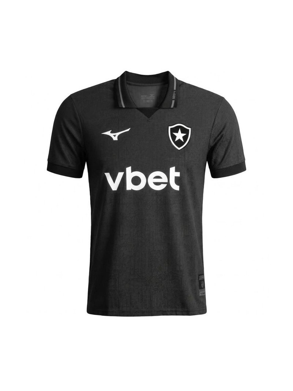 Camisa Botafogo Oficial 2 Mizuno 2026/2027 - Preto
