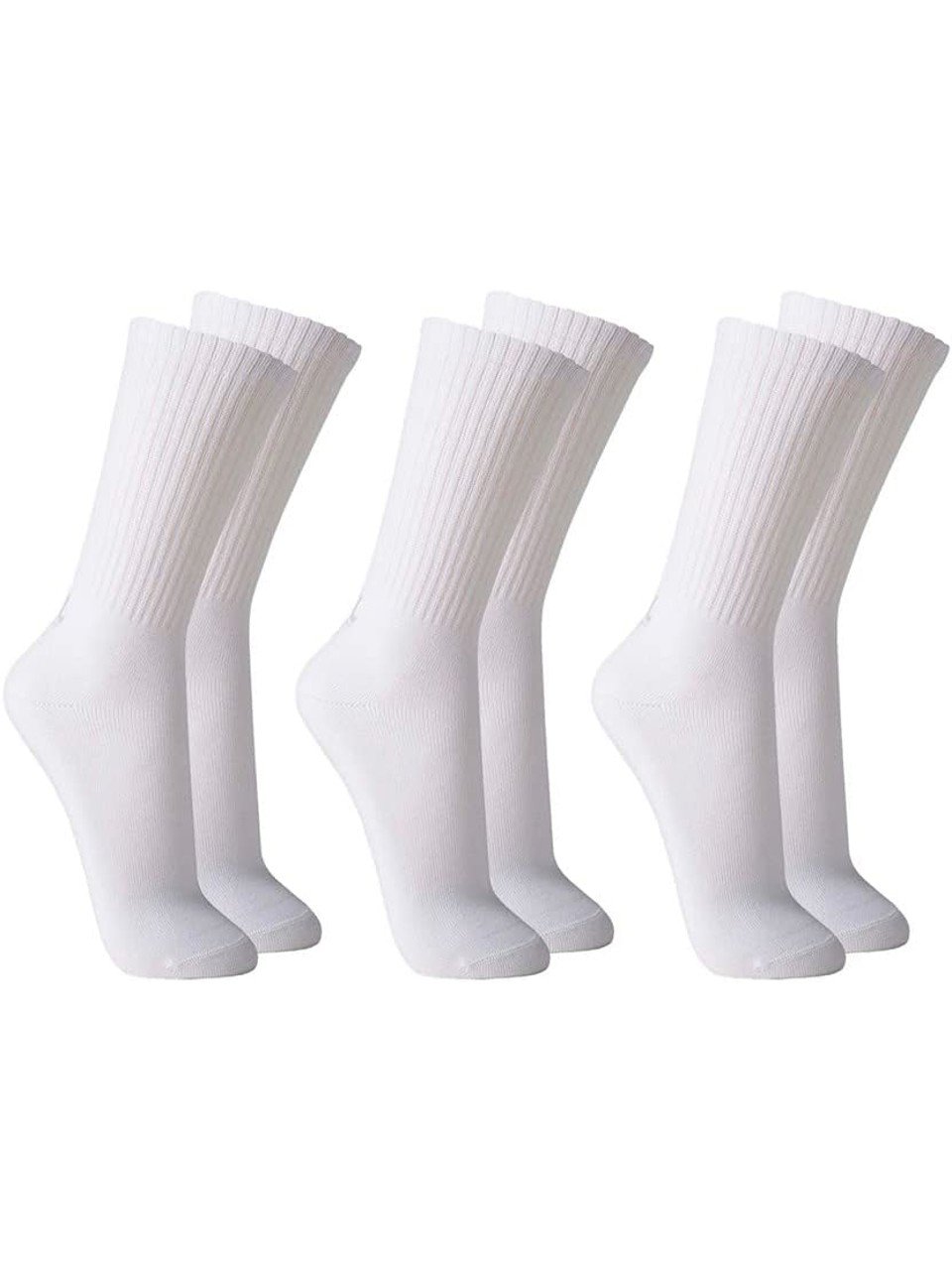 Kit 3 Meias Lupo Sports Cano Alto 41 A 44 Branco