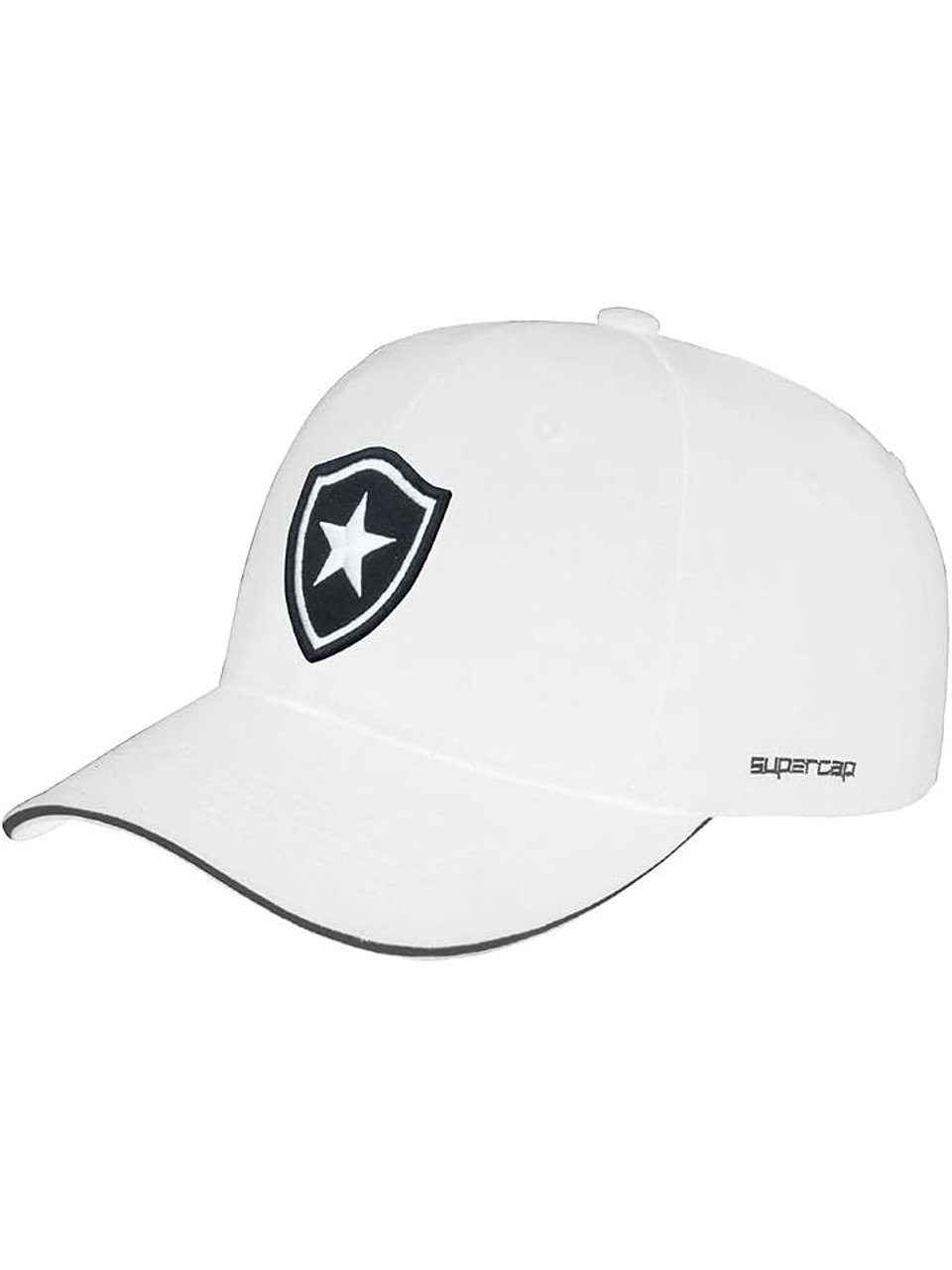 Boné Botafogo Escudo Supercap Branco