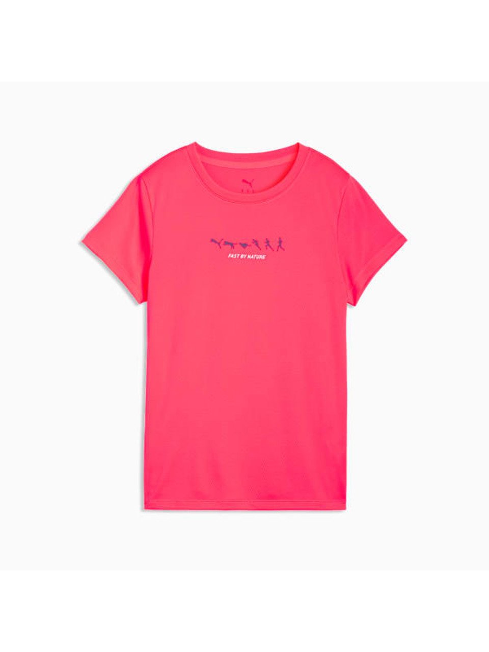 Camisa Puma Run Slogan Graphic Running Feminina Rosa