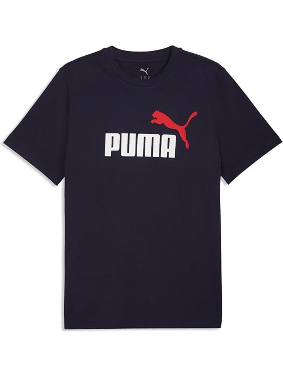 Camisa Puma Ess 2 Color No 1 Logo Tee Azul Vermelho