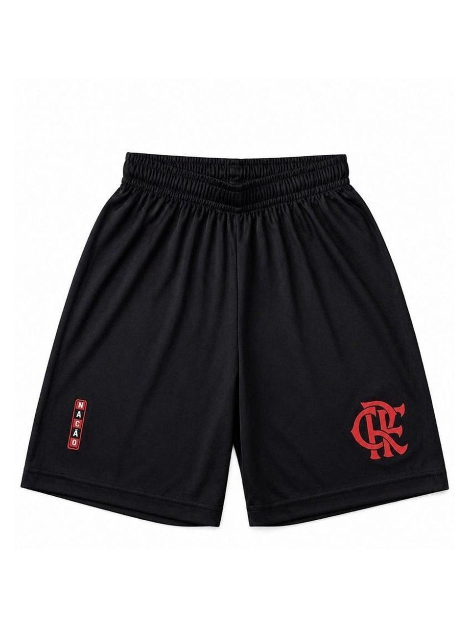 Calção Flamengo Nação Betel Juvenil Preto