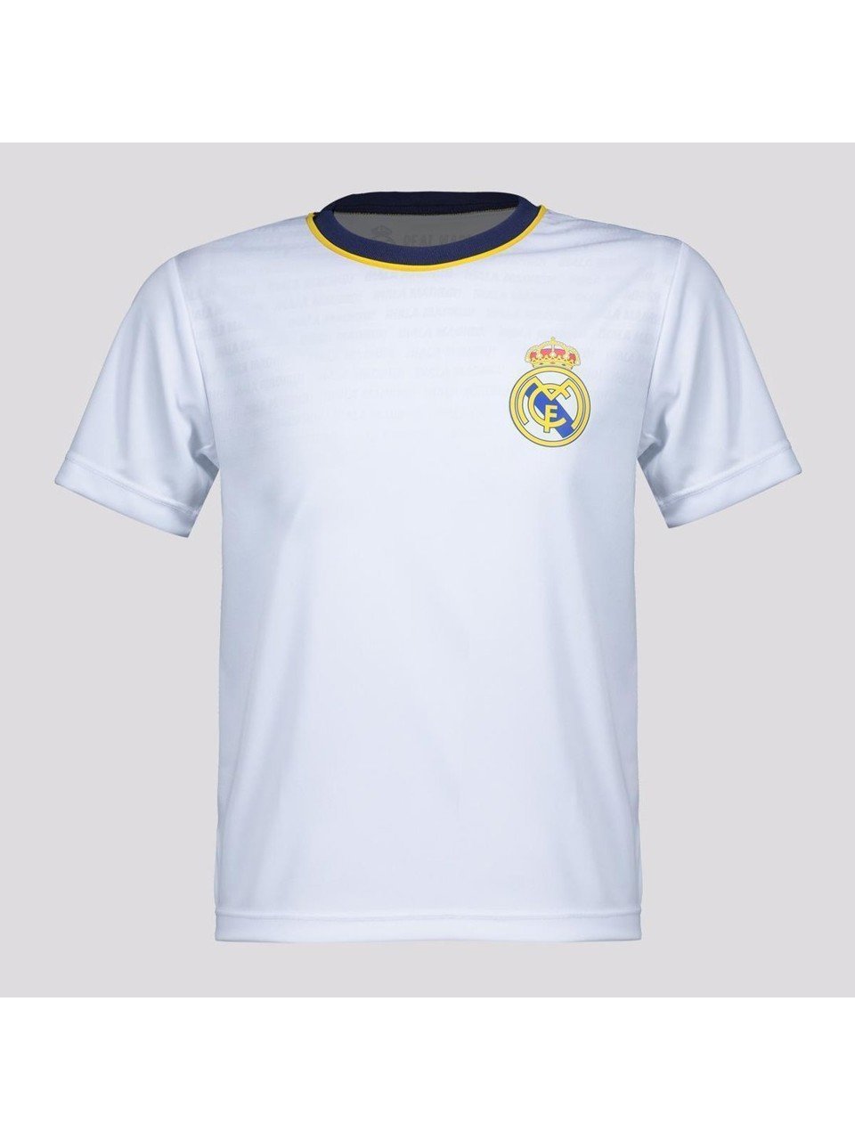 Camisa Real Madrid Hala Braziline Infantil Branco