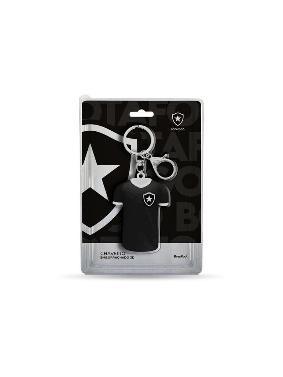 Chaveiro Botafogo Camisa Borracha Brasfoot