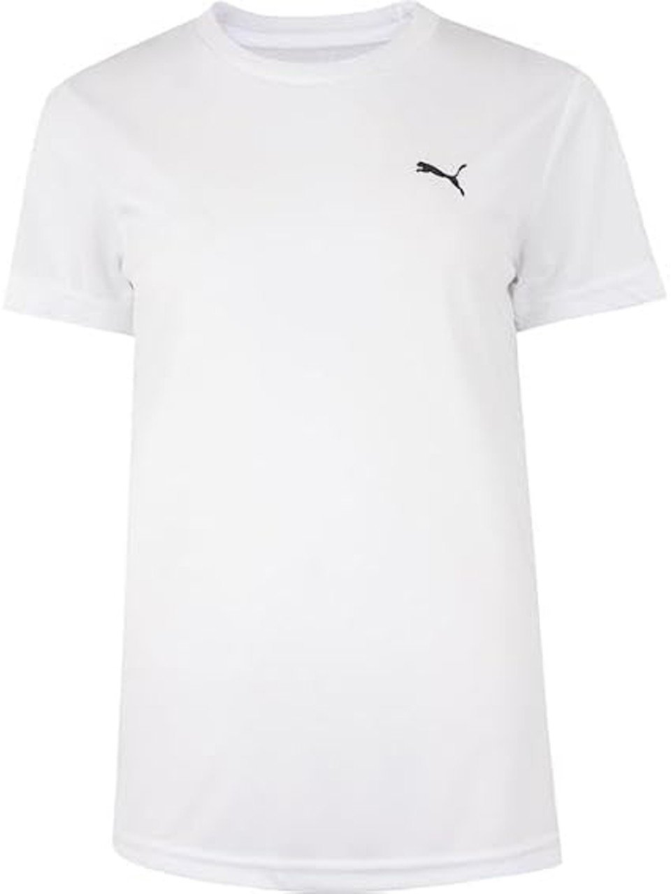 Camisa Puma Ess Logo Poly Tee Feminina Branco